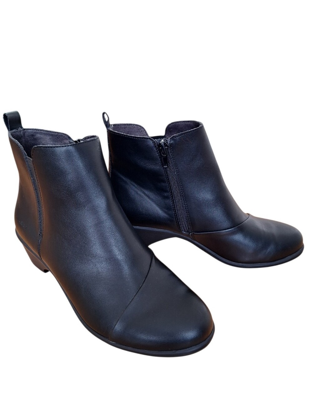 JBU by Jambu Gemma Women's Black Ankle Boots - Sleek Side-Zip Chelsea Style